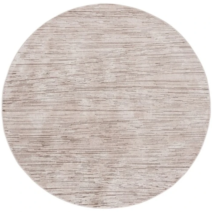 Safavieh Whisper Beige / Dark Beige WHS810 6 ft. 7 in. X 6 ft. 7 in. Round Rug