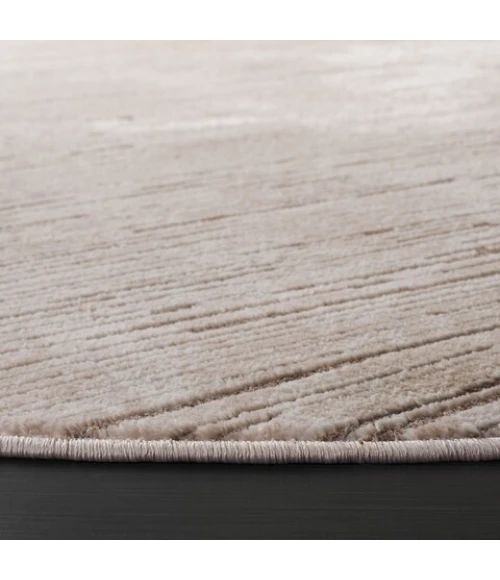 Safavieh Whisper Beige / Dark Beige WHS810 6 ft. 7 in. X 6 ft. 7 in. Round Rug