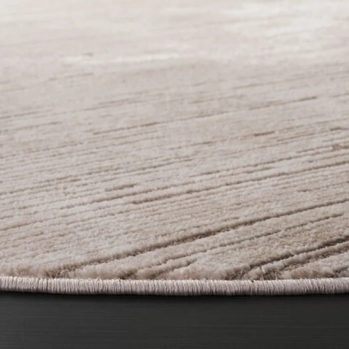 Safavieh Whisper Beige / Dark Beige WHS810 6 ft. 7 in. X 6 ft. 7 in. Round Rug