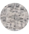 Safavieh Whisper Grey / Light Grey WHS812 6 ft. 7 in. X 6 ft. 7 in. Round Rug