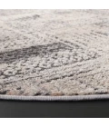 Safavieh Whisper Grey / Light Grey WHS812 6 ft. 7 in. X 6 ft. 7 in. Round Rug