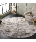 Safavieh Whisper Grey / Light Grey WHS812 6 ft. 7 in. X 6 ft. 7 in. Round Rug