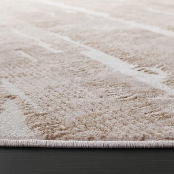 Safavieh Whisper Beige / Light Beige WHS816 6 ft. 7 in. X 6 ft. 7 in. Round Rug