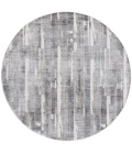 Safavieh Whisper Grey / Light Grey WHS816 6 ft. 7 in. X 6 ft. 7 in. Round Rug