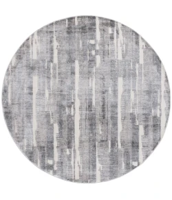 Safavieh Whisper Grey / Light Grey WHS816 6 ft. 7 in. X 6 ft. 7 in. Round Rug