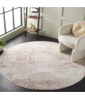 Safavieh Whisper Beige / Light Beige WHS818 6 ft. 7 in. X 6 ft. 7 in. Round Rug