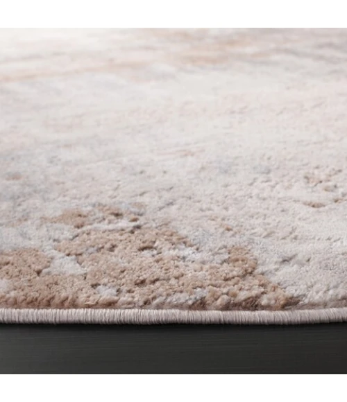 Safavieh Whisper Beige / Light Grey WHS820 6 ft. 7 in. X 6 ft. 7 in. Round Rug