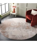 Safavieh Whisper Beige / Light Grey WHS820 6 ft. 7 in. X 6 ft. 7 in. Round Rug