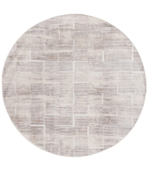 Safavieh Whisper Beige / Light Beige WHS822 6 ft. 7 in. X 6 ft. 7 in. Round Rug