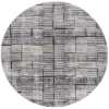 Safavieh Whisper Grey / Light Beige WHS822 6 ft. 7 in. X 6 ft. 7 in. Round Rug