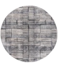 Safavieh Whisper Grey / Light Beige WHS822 6 ft. 7 in. X 6 ft. 7 in. Round Rug