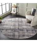 Safavieh Whisper Grey / Light Beige WHS822 6 ft. 7 in. X 6 ft. 7 in. Round Rug