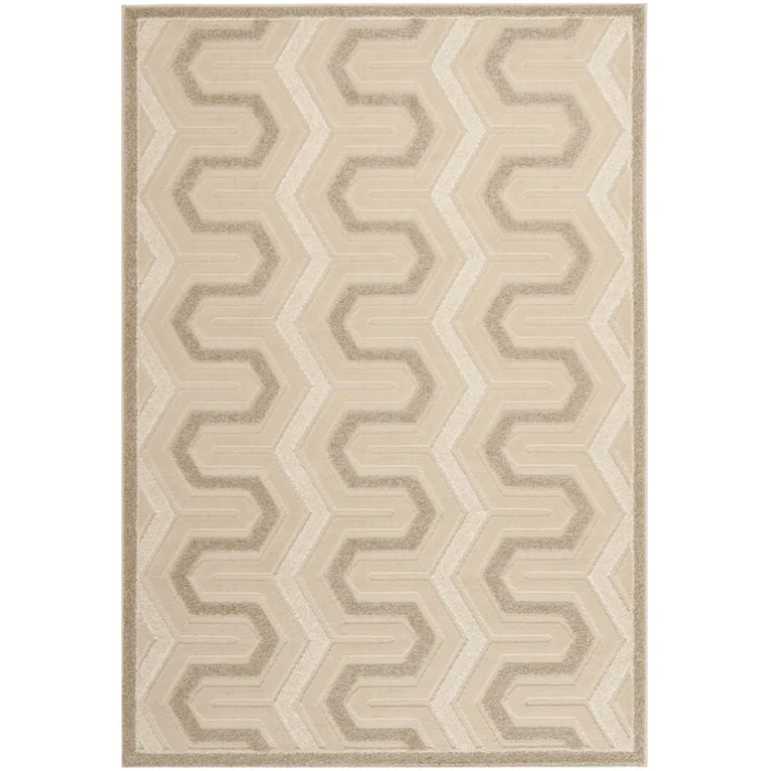 Safavieh York Cream / Beige YRK1070 5 ft. 3 in. X 7 ft. 7 in. Rectangle Rug