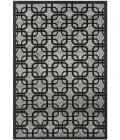Safavieh York Grey / Black YRK1500 5 ft. 3 in. X 7 ft. 7 in. Rectangle Rug