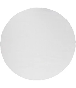 Livabliss Alaska Shag AAS2301 White Area Rug 7 ft. 10 in. Round