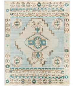 Surya Anadolu AAU2300 Teal Brown Area Rug 8 ft. X 10 ft. Rectangle