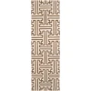Surya Archive ACH1709 Dark Brown Cream Area Rug 2 ft. 6 in. X 8 ft. Runner
