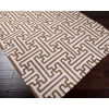 Surya Archive ACH1709 Dark Brown Cream Area Rug 3 ft. 6 in. X 5 ft. 6 in. Rectangle