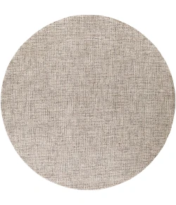 Surya Aiden AEN1005 Medium Gray Khaki Area Rug 8 ft. Round