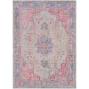 Livabliss Antioch AIC2306 Violet Bright Pink Area Rug 3 ft. 2 in. X 8 ft. 2 in. Runner