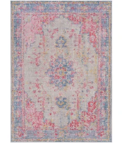 Livabliss Antioch AIC2306 Violet Bright Pink Area Rug 5 ft. 3 in. X 7 ft. 1 in. Rectangle