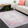 Livabliss Antioch AIC2306 Violet Bright Pink Area Rug 5 ft. 3 in. X 7 ft. 1 in. Rectangle
