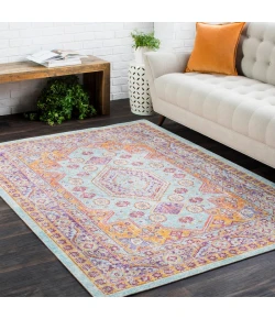 Livabliss Antioch AIC2321 Lavender Bright Yellow Area Rug 9 ft. X 12 ft. 10 in. Rectangle