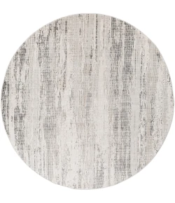 Livabliss Aisha AIS2304 Medium Gray Charcoal Area Rug 6 ft. 7 in. Round