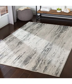 Livabliss Aisha AIS2304 Medium Gray Charcoal Area Rug 6 ft. 7 in. Round