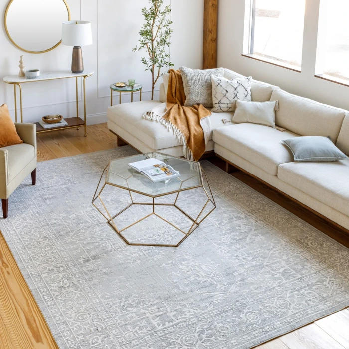 Surya Aisha AIS-2309 5'3" Round Rug