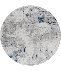 Livabliss Aisha AIS2314 Charcoal Light Gray Area Rug 7 ft. 10 in. Round