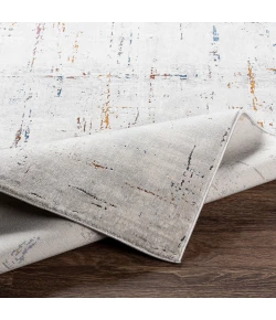 Livabliss Aisha AIS2317 Charcoal Gray Area Rug 6 ft. 7 in. Round Round