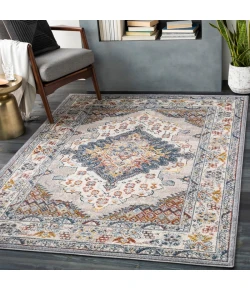 Livabliss Ankara AKR2300 Medium Gray Taupe Area Rug 5 ft. 2 in. X 7 ft. Rectangle
