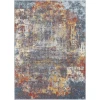 Livabliss Ankara AKR2315 Teal Sky Blue Area Rug 5 ft. 2 in. X 7 ft. Rectangle
