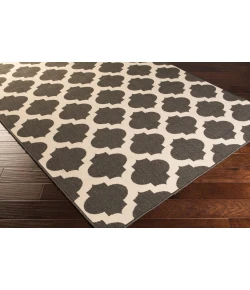 LIVABLISS Alfresco Black ALF-9584 7ft.3in. x 7ft.3in. Round Rug