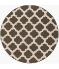 LIVABLISS Alfresco Black ALF-9584 8ft.10in. x 8ft.10in. Round Rug