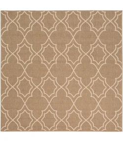Livabliss Alfresco ALF9587 Camel Cream Area Rug 7 ft. 3 in. Square