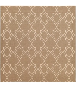 Livabliss Alfresco ALF9587 Camel Cream Area Rug 8 ft. 10 in. Square