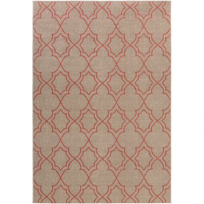 LIVABLISS Alfresco Beige ALF-9588 7ft.3in. x 7ft.3in. Round Rug