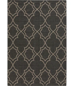 Livabliss Alfresco ALF9590 Black Camel Area Rug 7 ft. 3 in. Square