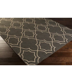 Livabliss Alfresco ALF9590 Black Camel Area Rug 7 ft. 3 in. Square
