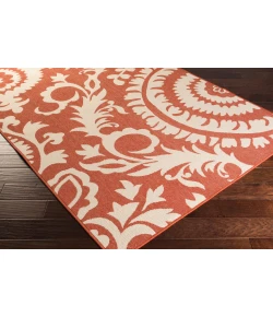 Livabliss Alfresco ALF9613 Rust Cream Area Rug 8 ft. 10 in. X 12 ft. 10 in. Rectangle