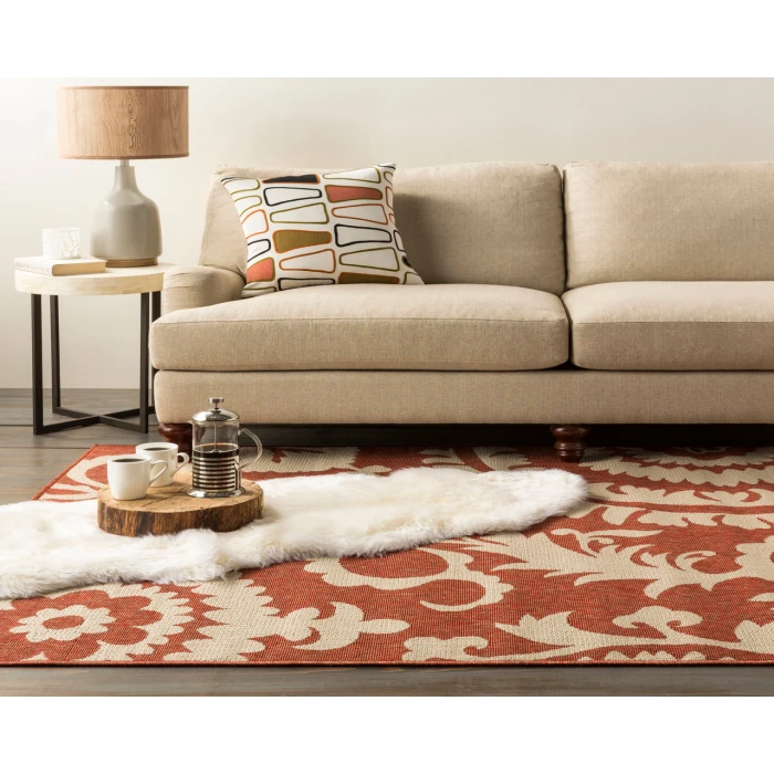 Alfresco ALF-9613 3'7" x 5'7" Machine Woven Rug