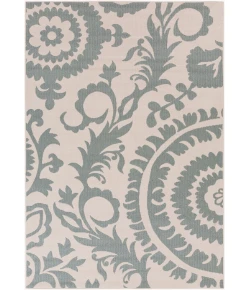 LIVABLISS Alfresco Dusty Sage ALF-9614 8ft.10in. x 8ft.10in. Round Rug