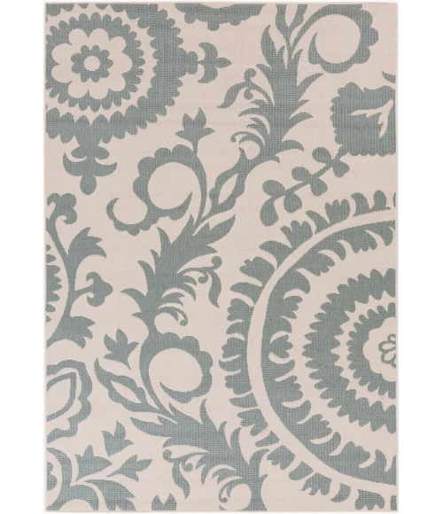 LIVABLISS Alfresco Dusty Sage ALF-9614 8ft.10in. x 8ft.10in. Round Rug