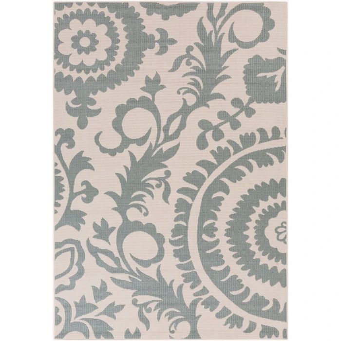 LIVABLISS Alfresco Dusty Sage ALF-9614 8ft.10in. x 8ft.10in. Round Rug