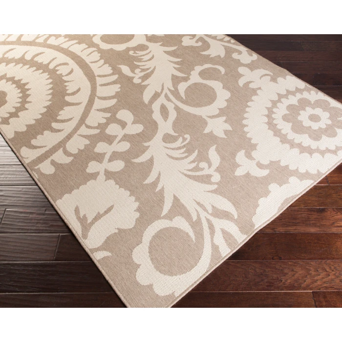 Alfresco ALF-9616 3'7" x 5'7" Machine Woven Rug