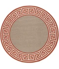 Alfresco ALF-9625 8'10" x 8'10" Machine Woven Rug
