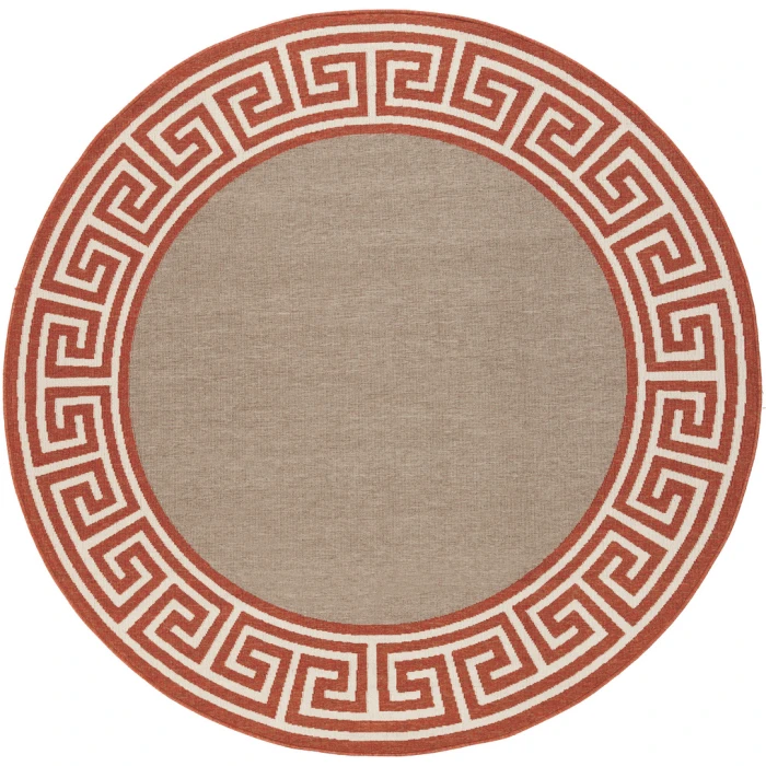 Alfresco ALF-9625 8'10" x 8'10" Machine Woven Rug