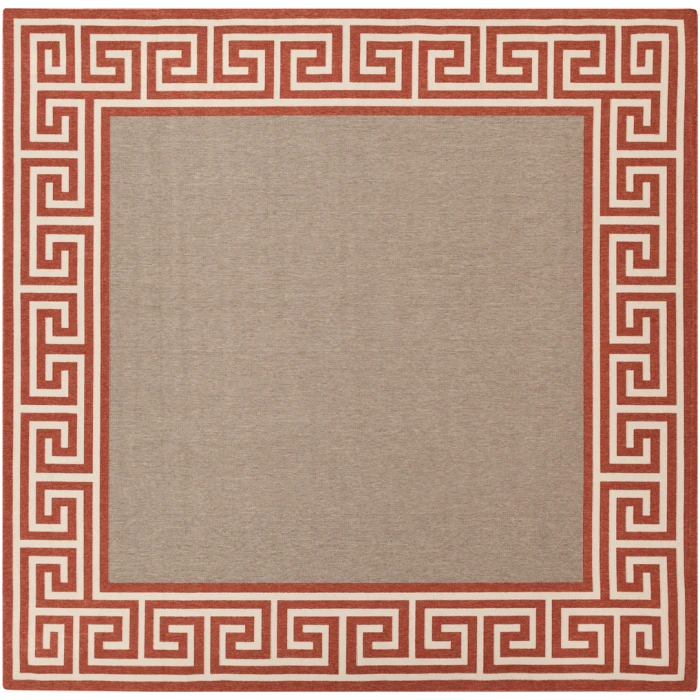 Alfresco ALF-9628 8'10" x 8'10" Machine Woven Rug